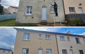 Ravalement de façades peinture seigneurie Gauthier