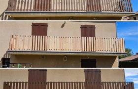 Rénovation de garde corps balcon