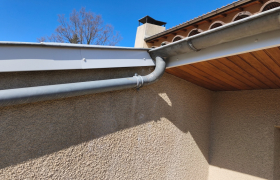 Habillage de planche de rive aluminium thermo laqué   Ville Royat 